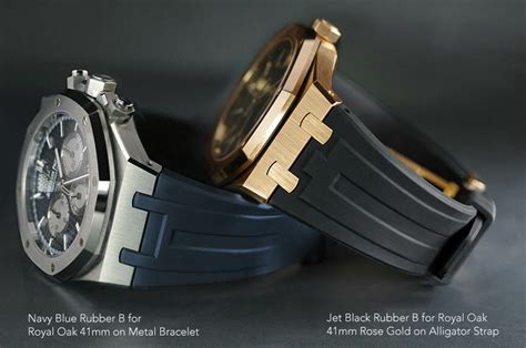 audemars piguet bracelet metal|Audemars Piguet with rubber strap.